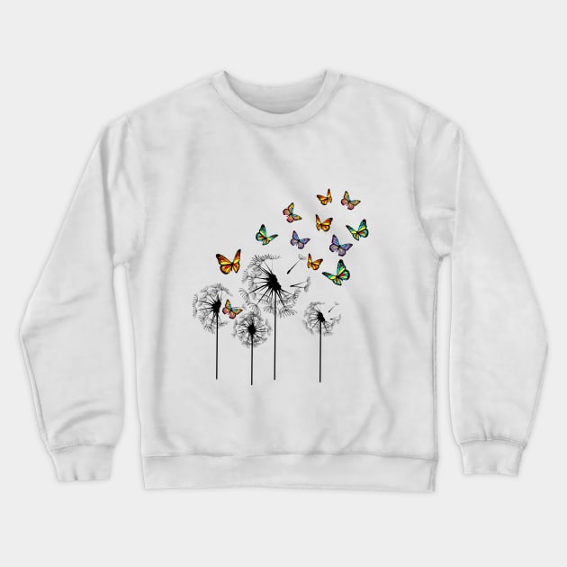 dandelion Crewneck Sweatshirt by Bianka